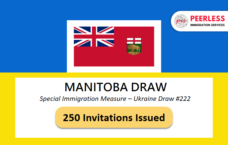 Latest Manitoba Draw #222: 250 Invitations Issued