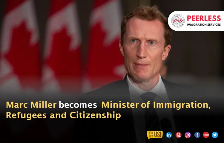 Marc Miller becomes the new Canada Immigration Minster