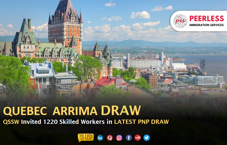 Quebec Issued 1220 Invitations in the Latest Quebec PNP Draw