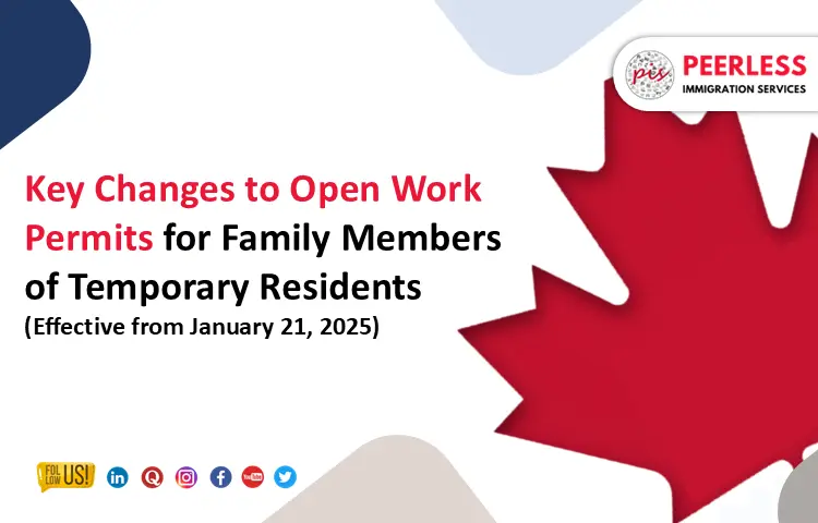 Changes to Open Work Permits for Family Members of Temporary Residents in Canada