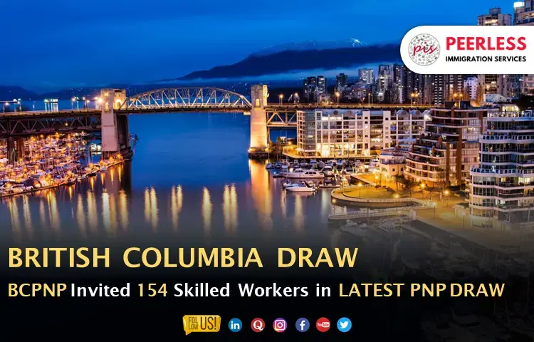 British Columbia Invites 154 immigrants in the latest BC-PNP Tech Draw