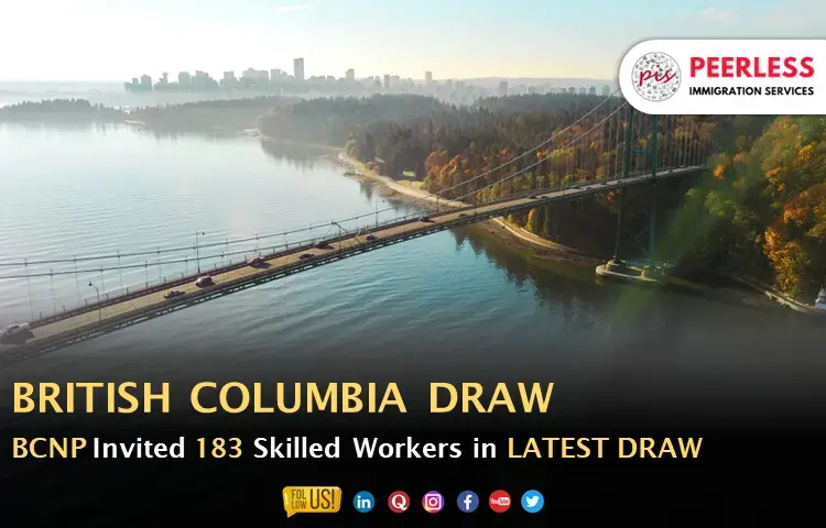 British Columbia Invites 183 immigrants in the latest BC-PNP Tech Draw