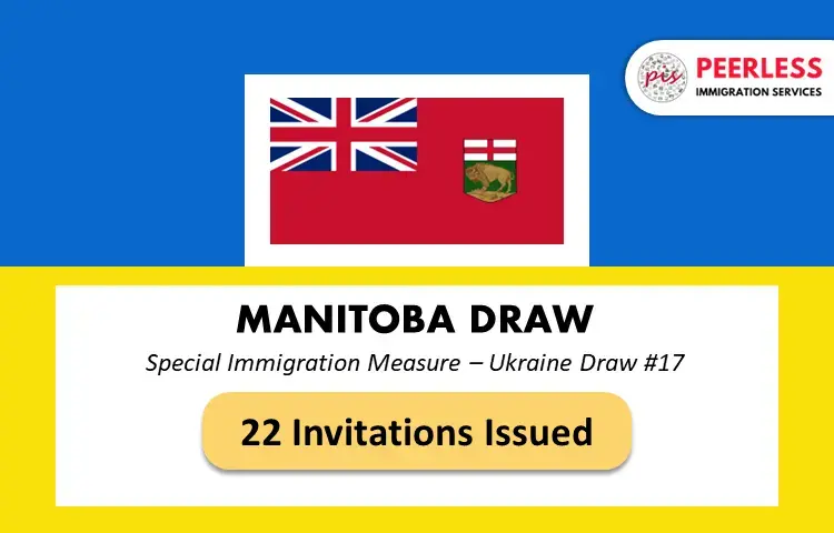 Manitoba has invited 22 applicants from Ukraine to the latest MPNP draw