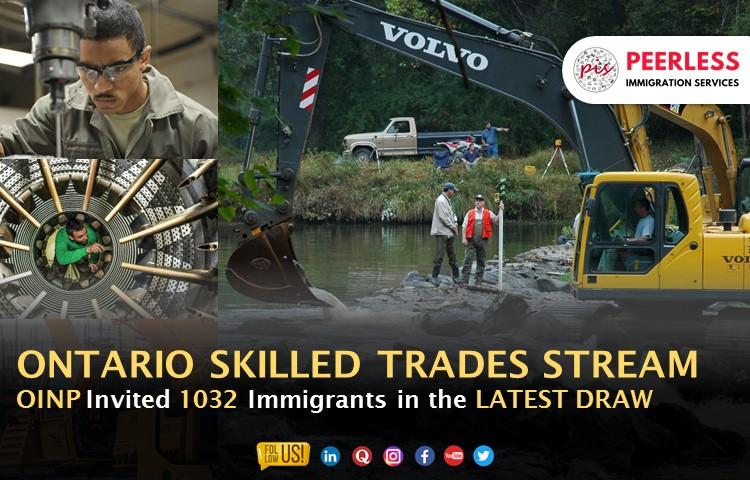 Ontario Issued 1032 Invitations in Latest Skilled Trades Draw