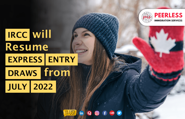 Express Entry Draws Resume from July 2022