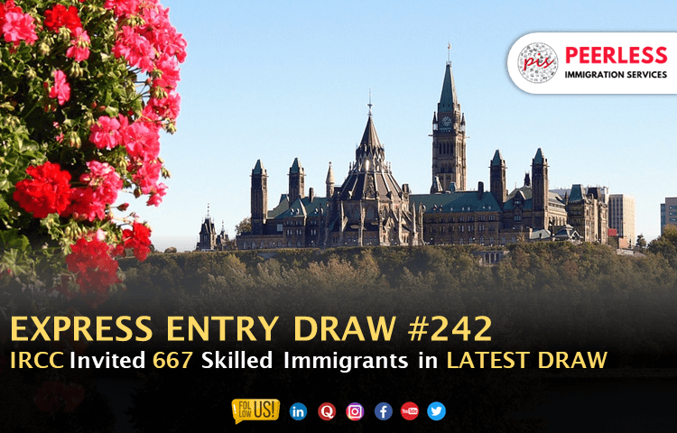 Canada Express Entry Draw #242 invites 667 applicants via PNP