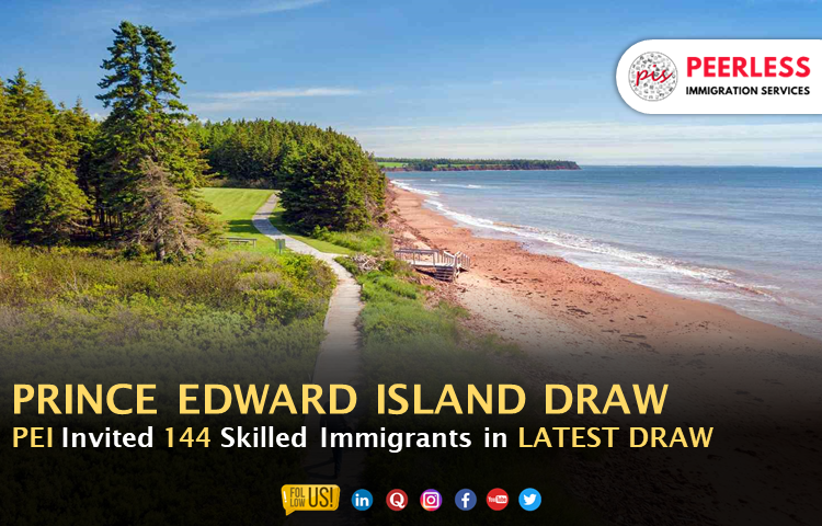 Prince Edward Island PNP Draw invited 144 Immigrants