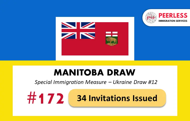 Manitoba invites 34 applicants in the new Manitoba PNP Draw for Ukraine